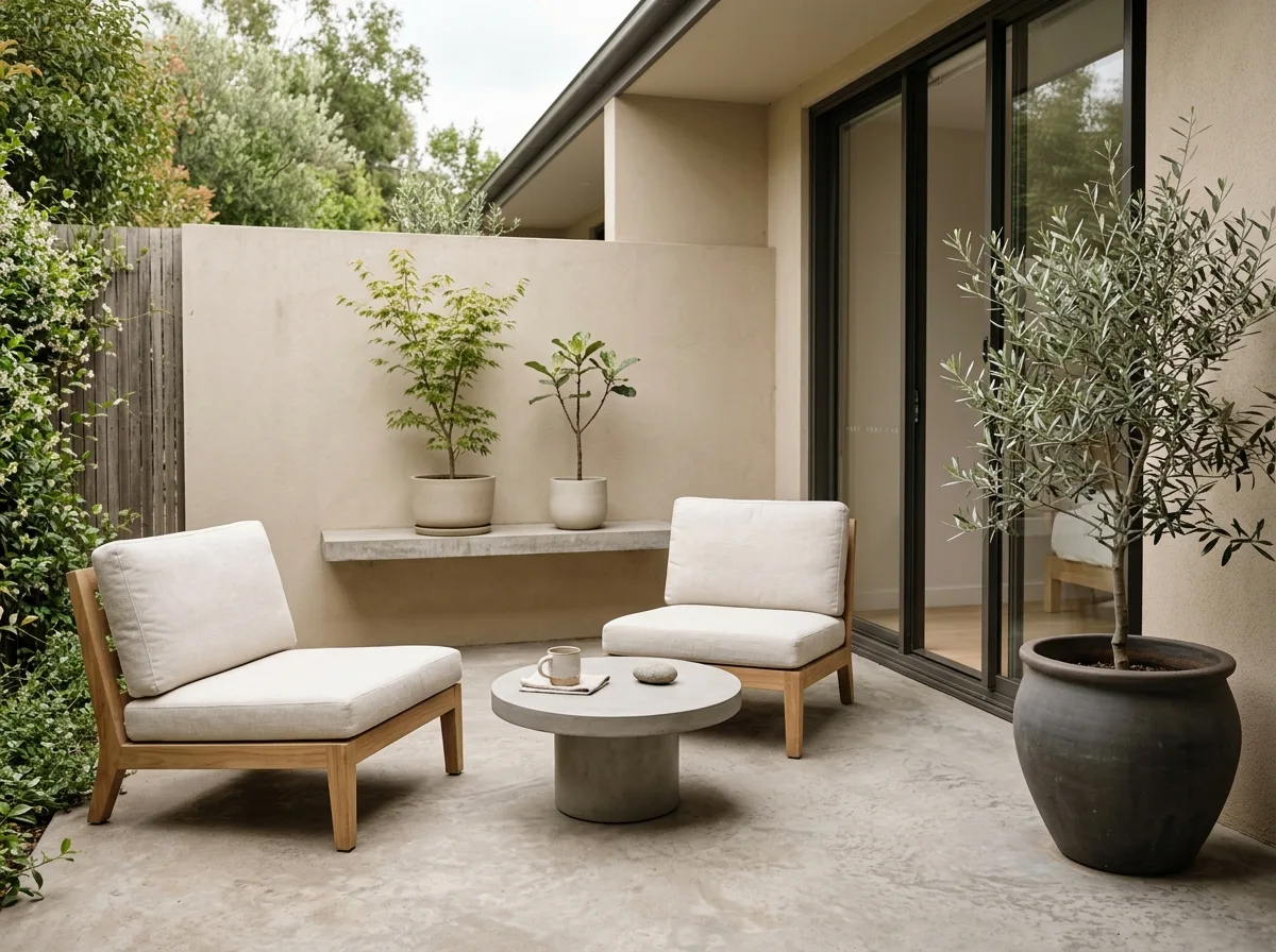 Minimalist Zen Patio for 10 cute patio ideas for small outdoor spaces